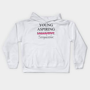 Young Aspiring Scrapbooker Kids Hoodie